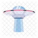 A Modern Flat Icon Of Ufo Icône