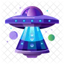 Ufo Spacecraft Astronautics Icon