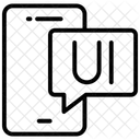 Ui Design Line Icone Ícone