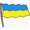 Ukrainian flag  아이콘