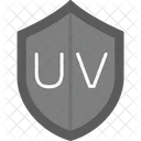 Ultraviolet Light Rays Icon