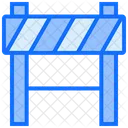 Under Caution Barrier Icon