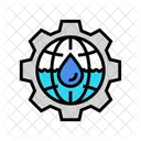 Underground Water Hydrogeologist Symbol