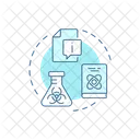 Chemical Hazard Sds Msds 아이콘