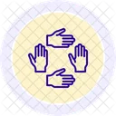 Unity In Partnership Line Icon Icon