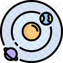 Universe Planetary System Orbit Icon