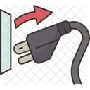 Unplug Appliance Electrical Icon