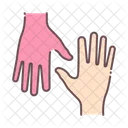 Unterstutzung Stutzhand Stutzhand Symbol