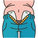 Unzip Overweight Tummy Icon