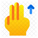 Up Arrow Three Icon