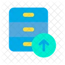 Upload Archive Data Icon