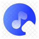 Upload Track Sound Waves Sound Bar Icon