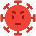 Upset Coronavirus Emoji Coronavirus Icon