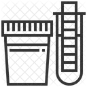Urinalysis Treatment Medical Icon
