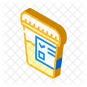 Urine Analysis Isometric Icon