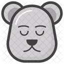 Cara De Urso Polar Cabeca De Urso Emoji Ícone