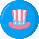 Us Hat Cap Headgear Icon