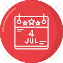 Us Independence Day Celebration Independence Day Icon