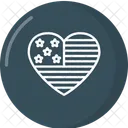 Usa Heart Heart Usa Love Icon