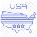 Usa Map Usa Map Icon