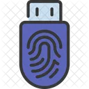 Usb Biometric  Icon