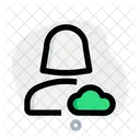 User Cloud Data  Icon