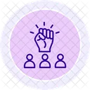 User Empowerment Line Icon Icon