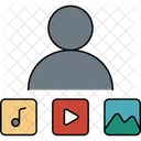 User Generated Content Icon Icon