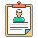 User Profile Resume Cv Icon