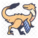 Dinosaurier Jura Tier Symbol