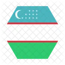 Uzbekistan National Country Icon