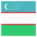 Uzbekistan National Country Icon