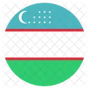 Uzbekistan National Country Icon