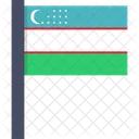 Uzbekistan National Country Icon