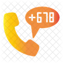 Uzbekistn Country Code Phone Icon