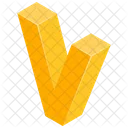 V Letter  Icon