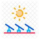 Varios Paneles Solares Icono