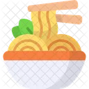 Vegan Noodle Asian Food Cuisine Symbol