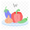 Vegetables Healthy Fresh Icon