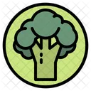 Vegetal Vegetariano Brocoli Icono