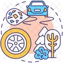 Vehicle tyres  Icon