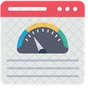 Velocidad del navegador  Icono