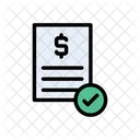 Bill Report Receipt Icon