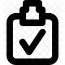 Clipboard Document Checked Icon