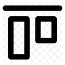 Vertical Align Top Align Icon