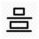 Vertical Distribute Bottom Align Right Align Icon