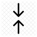 Vertical Minimize Minimize Resize Icon