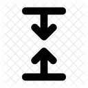 Vertical Minimize Minimize Resize Icon