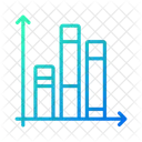 Vertical stacked column chart  アイコン