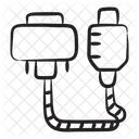Vga Cable Usb Cord Data Cable Icône